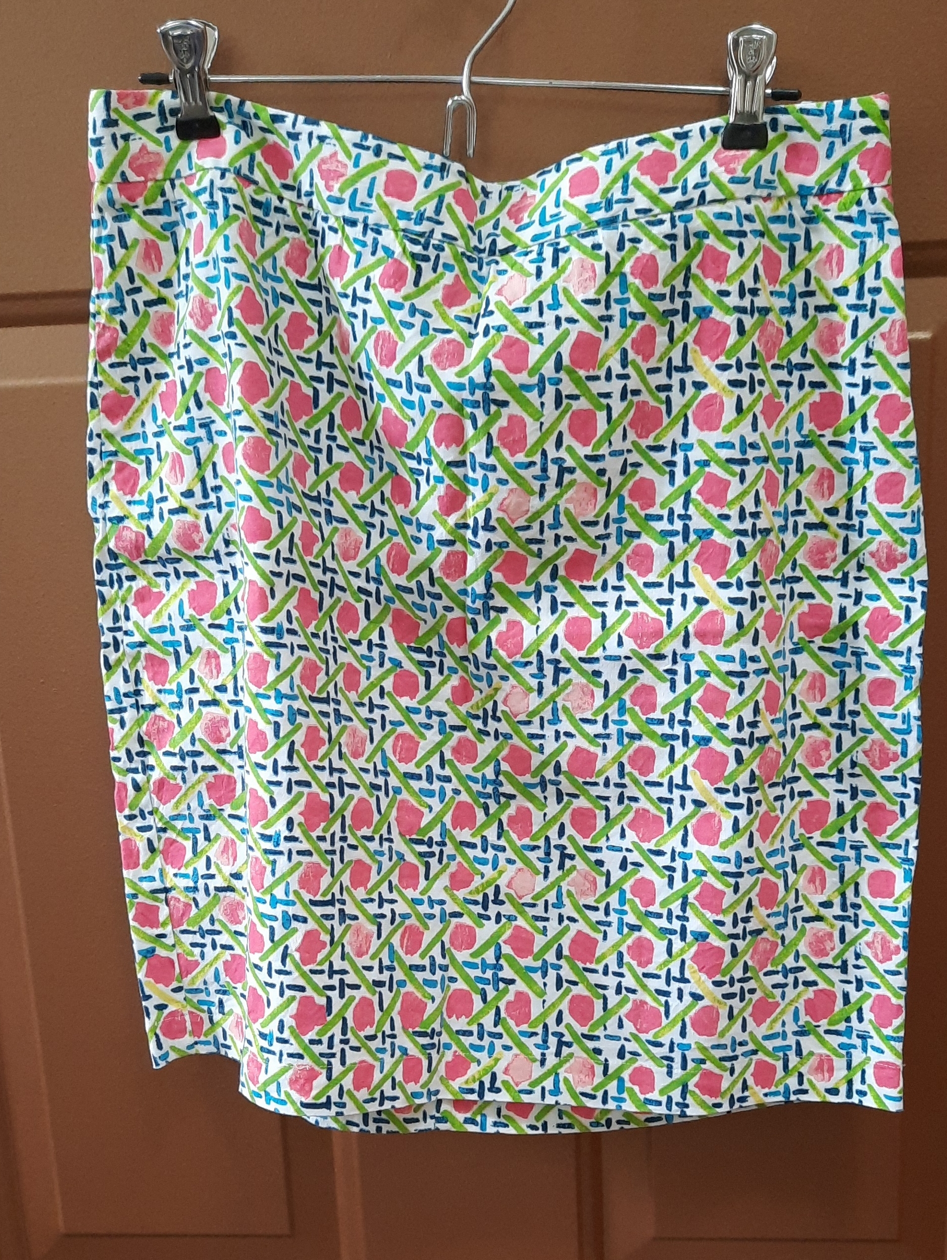 Tommy Bahama Pink, Blue & Green Floral-Abstract Skirt